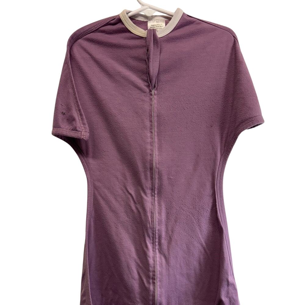 Sleeping Baby Zipadee Zip Purple Size Small 4-8 Months
